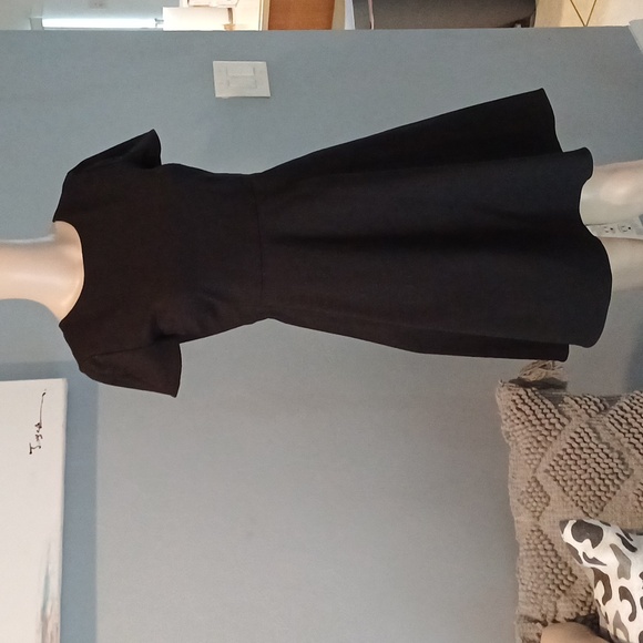 Emporio Armani little black fit & flare mini dress S 38 - Picture 3 of 16